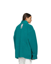 Off-White Blue Fleece Equipt Jacket