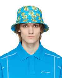 Aquamarine Floral Bucket Hat