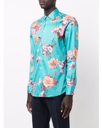 Etro Formal Floral Print Shirt