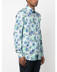 Karl Lagerfeld Watercolour Floral Print Shirt