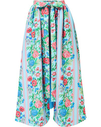 Emilia Wickstead Evelyn Floral Print Cloqu Wrap Skirt