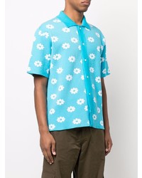 Jacquemus Floral Print Knitted Shirt