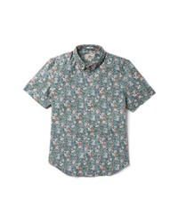 Reyn Spooner Tailored Fit Kula Floral Short Sleeve Button Up Shirt