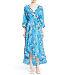 Diane von Furstenberg Highlow Floral Silk Maxi Dress