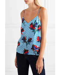 Equipment Layla Printed Washed Silk Camisole