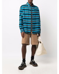 Buscemi Checked Long Sleeve Shirt