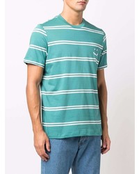 PS Paul Smith Smiley Logo Striped T Shirt