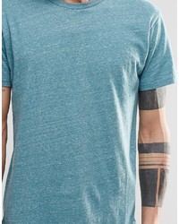 Cheap Monday Standard T Shirt Stripe Melange Teal