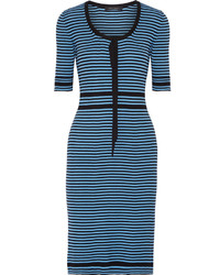 Aquamarine Horizontal Striped Dress