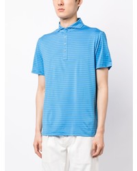 G/FORE Striped Short Sleeved Polo Shirt
