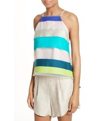 Milly Stripe Trapeze Camisole