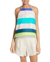Milly Stripe Trapeze Camisole
