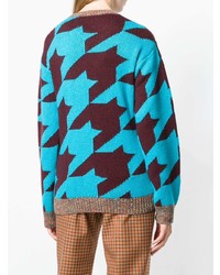 Etro Houndstooth Knit Sweater