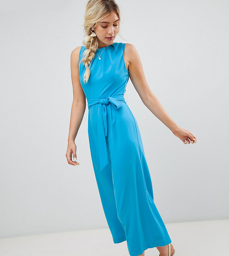 Warehouse Jumpsuit With In Blue, $75 | Asos | Lookastic