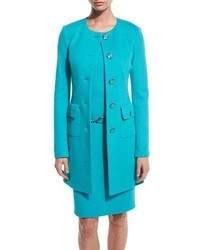Aquamarine Knit Coat