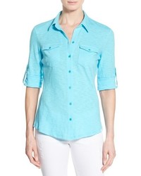 Aquamarine Knit Shirt