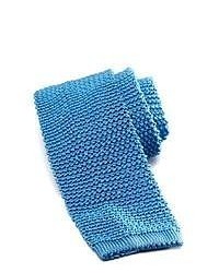 Aquamarine Knit Tie