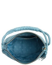 Tory Burch Taylor Leather Hobo Bag Blue