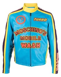 Moschino Graphic Print Panelled Jacket