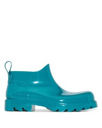 Aquamarine Leather Casual Boots