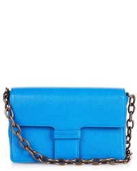 Tomas Maier Front Flap Mini Leather Cross Body Bag