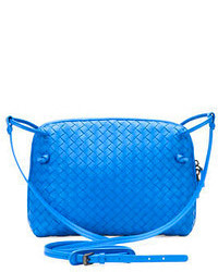 Bottega Veneta Veneta Small Messenger Bag Cobalt Blue