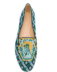 Charlotte Olympia Lady Liberty Slippers