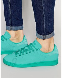 Aquamarine Leather Sneakers