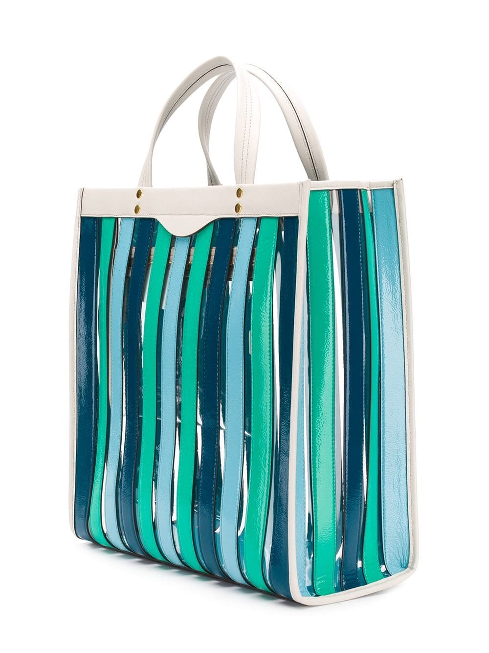 Anya Hindmarch Multi Stripes Tote Bag, $449 | farfetch.com | Lookastic