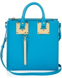 Sophie Hulme Square Albion Small Leather Tote