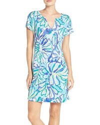 Aquamarine Linen Dress