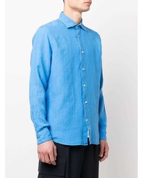 Drumohr Button Up Linen Shirt