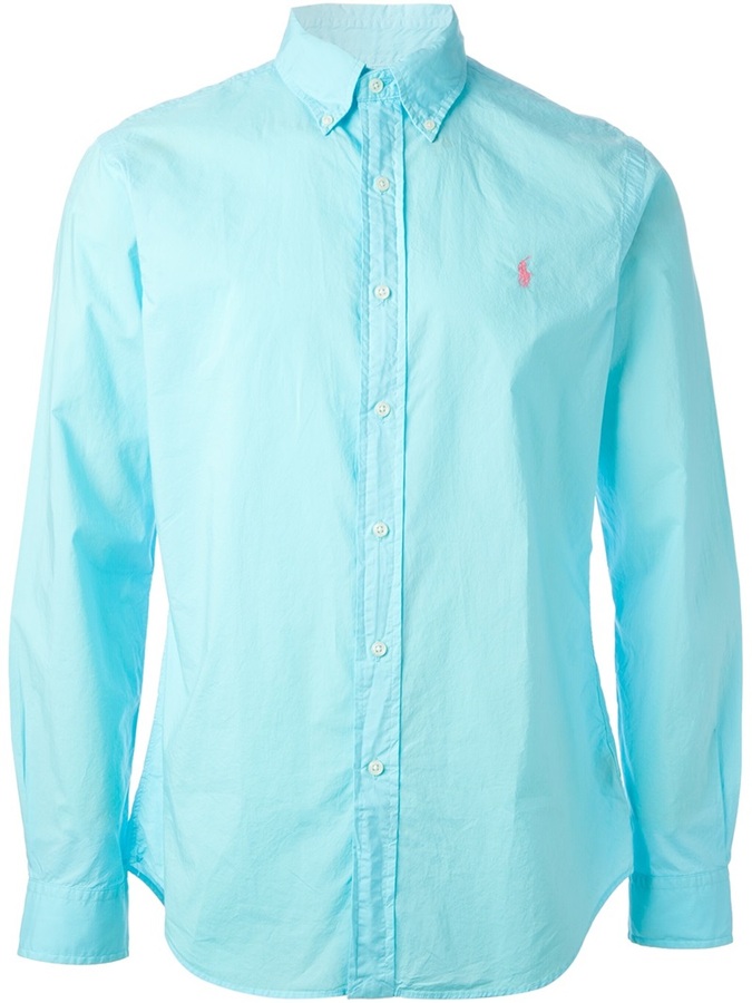 turquoise ralph lauren shirt