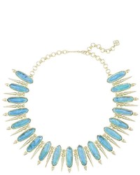 Kendra Scott Gwendolyn Statet Necklace In Crushed Abalone Shell