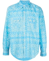 Re-Worked Paisley Button Down Shirt