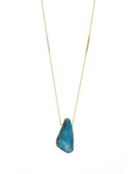 Gemma Collection Turquoise Pendant Necklace