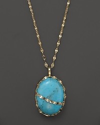 Lana Jewelry Turquoise Pendant Necklace 18