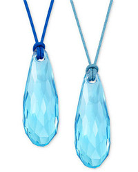 Swarovski Necklace Aquamarine Crystal Pendant Necklace
