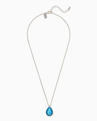 Charming charlie Toast Of The Teardrop Pendant Necklace