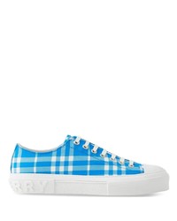 Burberry Plaid Cotton Sneakers