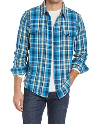 Outerknown Check Organic Cotton Button Up Shirt