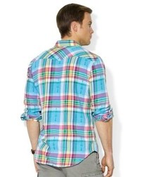 Polo Ralph Lauren Plaid Classic Western Shirt, $125 | Lord & Taylor |  Lookastic
