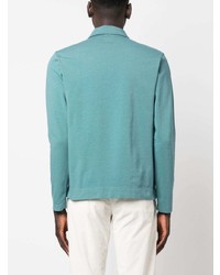 Massimo Alba Long Sleeved Cotton Polo Shirt