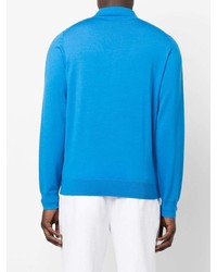 PS Paul Smith Long Sleeved Knitted Polo Shirt