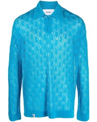 Bonsai Pointelle Knit Polo Shirt