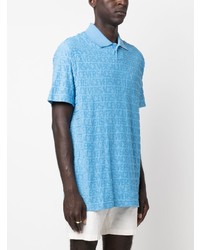 Versace Cotton Jacquard Polo Shirt