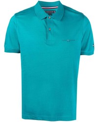 Tommy Hilfiger Logo Print Cotton Polo Shirt