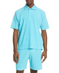 Homme Plissé Issey Miyake May Pleated Polo Shirt