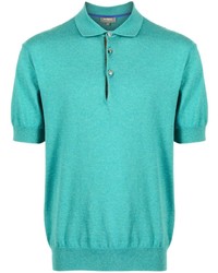 N.Peal Short Sleeved Knit Polo Shirt