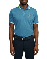 Psycho Bunny Woburn Tipped Short Sleeve Pique Polo